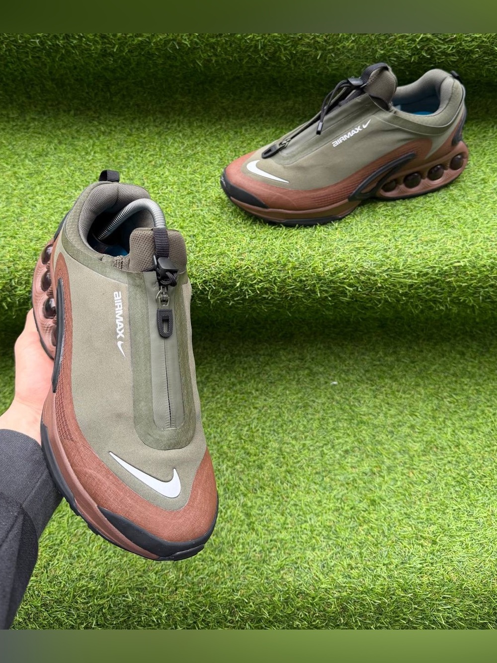 Nike Air Max DN Roam Cargo Khaki/Fauna Brown (Sample) Men’s Shoes - Picture 4 of 6